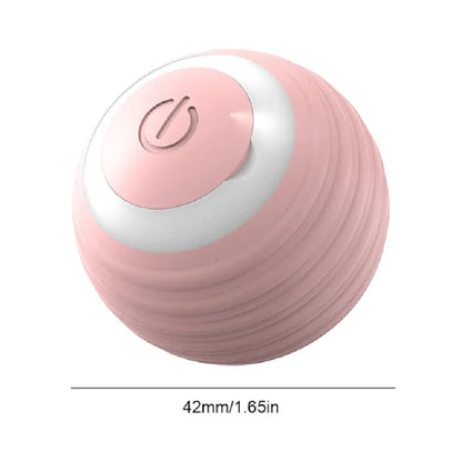 New Electric Cat Ball Toys Automatic Rolling Ball With Teaser Bird Cat Toys Pet Interactive Smart  Sensor Rechargeable Cat Toys